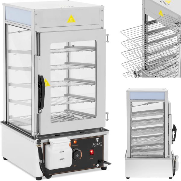 Tvaikonis pelmeņiem 5 režģi 30-110c 37 l 1250 w