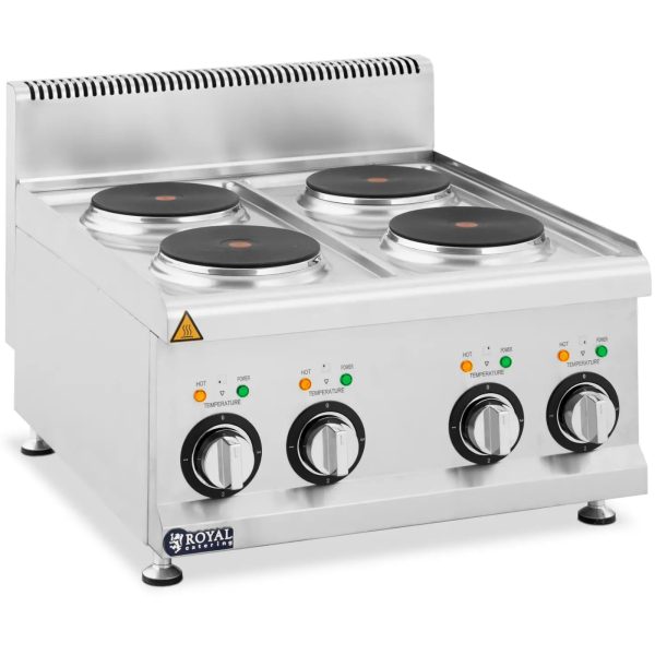 Elektriskā iestatīšanas virtuve ar dzegas 4 apkures laukiem AVG. 19 cm 8 kW 400 V