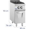 2 degļa gāzes plīts ar propānu / sašķidrinātās naftas gāzes gāzes skapi 7,2 kW