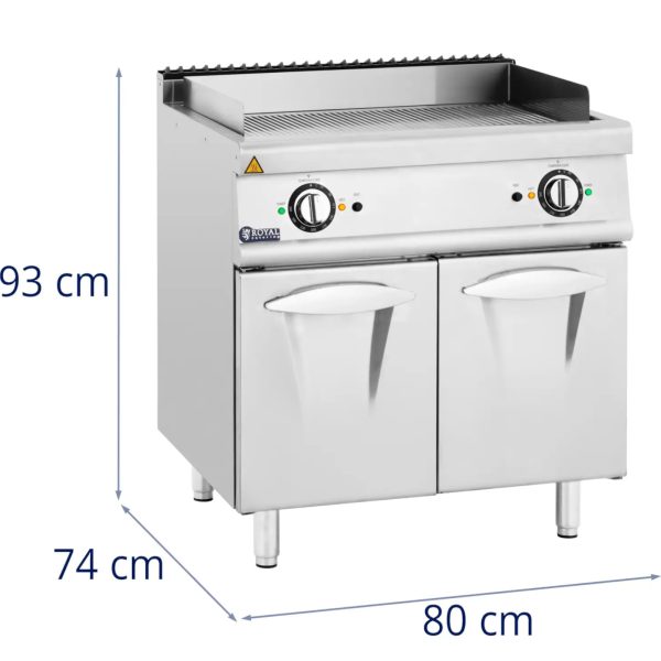 Grill Electric Grone dubultā ar Dolective skapi 10,8 kW 400 V