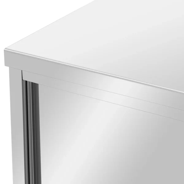Gastronomiskais galds ar skapja bīdāmām durvīm 180 x 80 x 87 cm līdz 500 kg