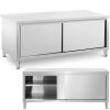 Gastronomiskais galds ar skapja bīdāmām durvīm 200 x 80 x 87 cm līdz 500 kg