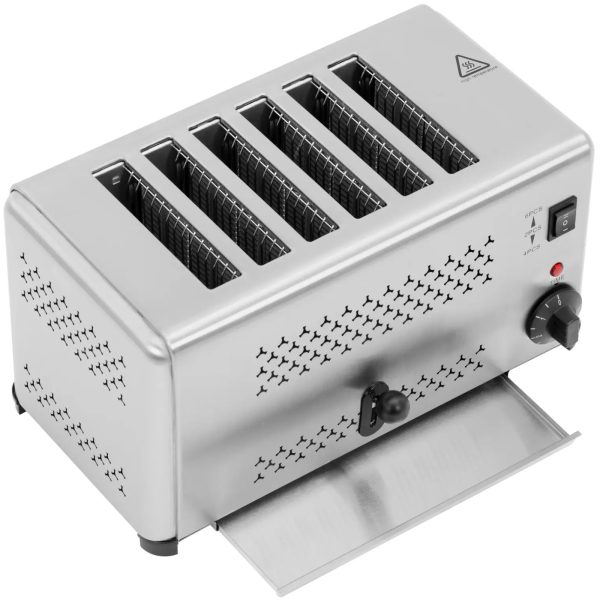 Sviestmaizes tosteris maizei 6 grauzdiņiem 2500 w