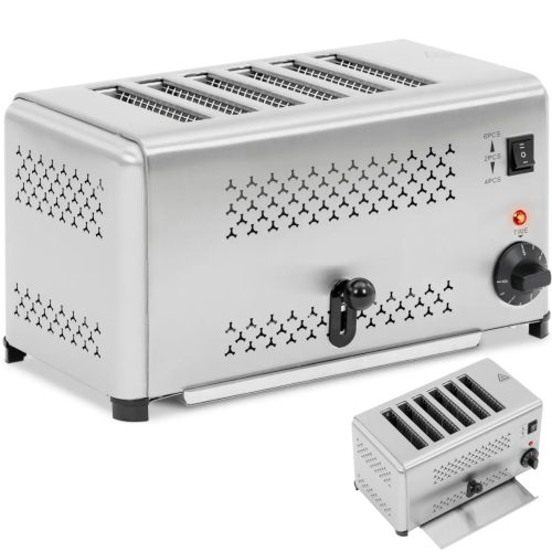 Sviestmaizes tosteris maizei 6 grauzdiņiem 2500 w