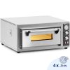 Elektriskā picas krāsns ar kameras akmeni 4 picu diametrā 25 cm 4200 W