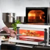 Elektriskā picas krāsns ar šamotas akmeni 4 picu diametrā 30 cm 4200 W
