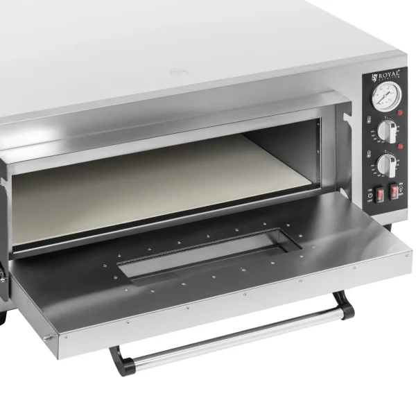 Elektriskā picas krāsns ar šamotas akmeni 4 picu diametrā 30 cm 4200 W