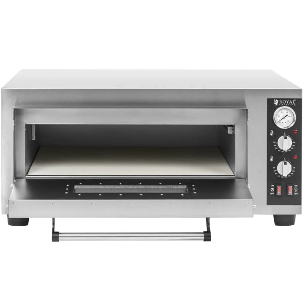 Elektriskā picas krāsns ar šamotas akmeni 4 picu diametrā 30 cm 4200 W