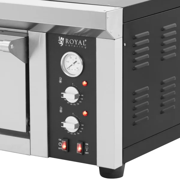 Elektriskā picas krāsns ar kameras akmeni 4 picu diametrā 33 cm 4200 W