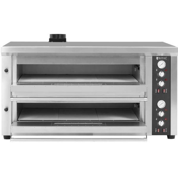 Divkārša picas plīts ar šampanžu uz 12 picas diametra 33 cm 400 V 13200 W