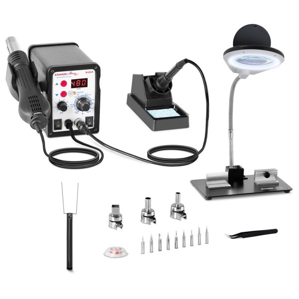 Grotu un karstā gaisa S-LS-4 lodēšanas stacija lodēšanas stacija