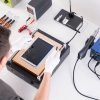 Servisa atdalītāja sildītājs LCD planšetdatora viedtālruņa remonta remontam ir līdz 12 collām