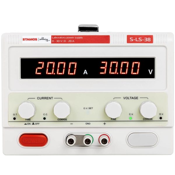 Pakalpojumu laboratorijas barošanas avots 0-30 V 0-20 A DC 600 W