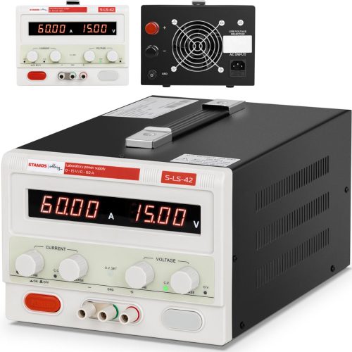 Pakalpojumu laboratorijas barošanas avots 0-15 V 0-60 A DC 900 W LED