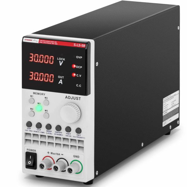 Pakalpojumu laboratorijas barošanas avots 0-30 V 0-30 A 300 W USB LAN RS232