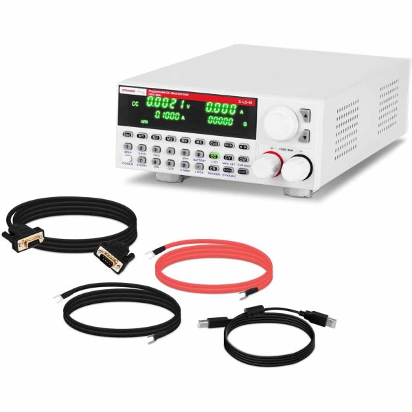 Programmējama elektroniskā slodze 0-120 V 0-30 A 300 W USB LAN RS232