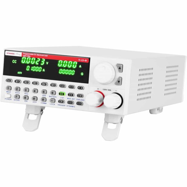 Programmējama elektroniskā slodze 0-120 V 0-30 A 300 W USB LAN RS232