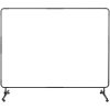Aizsardzības metināšanas aizkaru ekrāns ar rāmi uz riteņiem 240 x 180 cm - melns