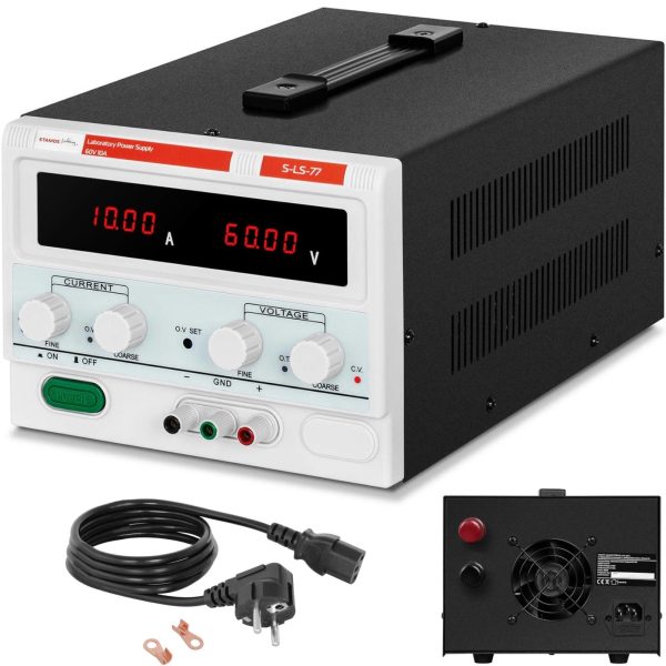 Impulse laboratorijas barošanas avots S-LS-77 0-60V 0-10A DC