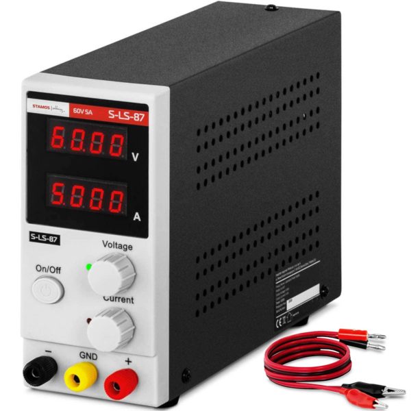 Pakalpojumu laboratorijas barošanas avots 0-60 V 0-5 A 300 W