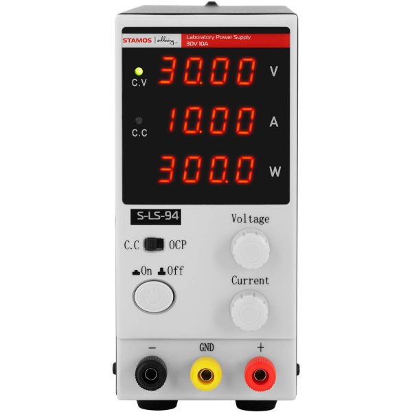 Pakalpojumu laboratorijas barošanas avots 0-30 V 0-10 A DC 300 W LED