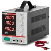 LED laboratorijas barošanas avots 0-30 V DC 0-10 A 300 W