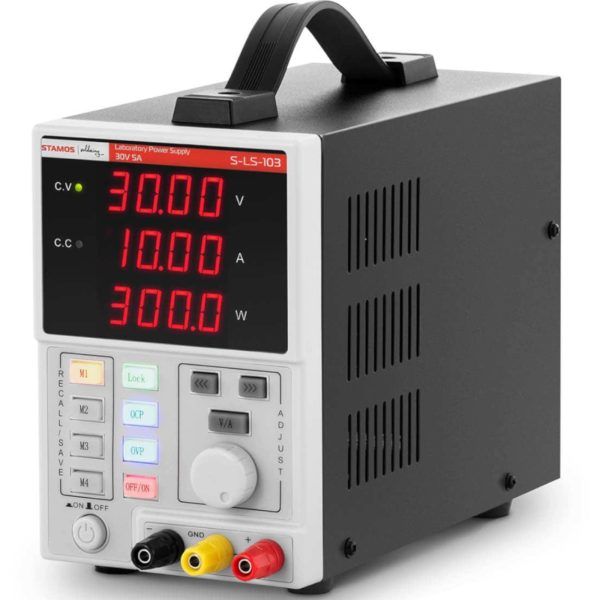 Pakalpojumu laboratorijas barošanas avots 0-30 V 0-10 A DC 300 W LED RS485