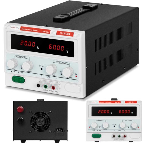 Pakalpojumu laboratorijas barošanas avots 0-60 V 0-20 A DC 1200 W