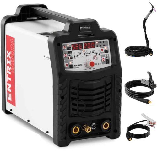 Digitālā metināšanas mašīna alumīnija entix Tig HF AC/DC Puls MMA 200A 230V