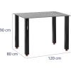 Perforēta montāžas tabula 6 mm TOP 120 x 80 cm līdz 100 kg