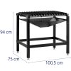 Galds manuālai plazmas darbnīcai Steel 100 X 75 cm