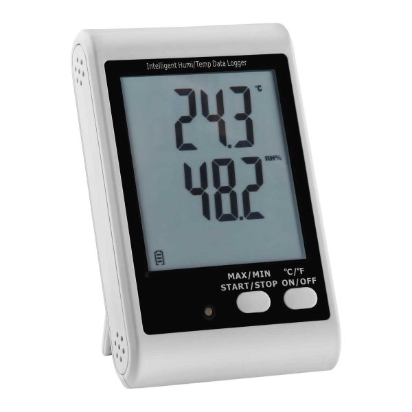 Termohigrometra temperatūras un mitruma reģistratoru diapazons 0 - 100% -35 - 70DEG C USB