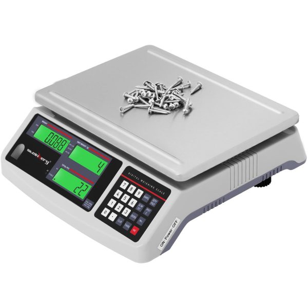 Stingri pacelšanās skola LCD 30,5 x 22 cm 30 kg / 1 g