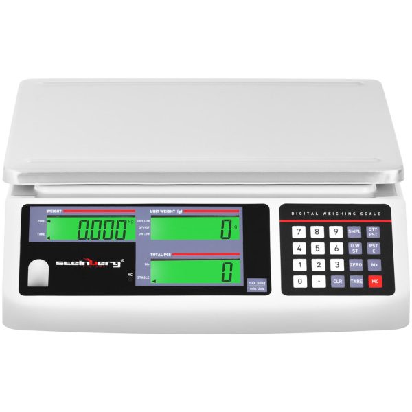 Stingri pacelšanās skola LCD 30,5 x 22 cm 30 kg / 1 g