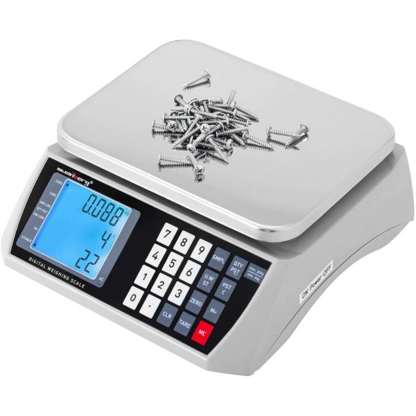 Tirdzniecības veikala svars LCD 22,3 x 17,4 cm 30 kg / 1 g