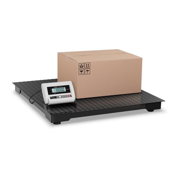 Platformas svara noliktavas svars 100x100cm barošanas avots + akumulators 1000 kg / 500g