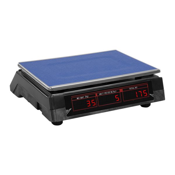 Cenu iepirkšanās skala czarna 30kg / 2g