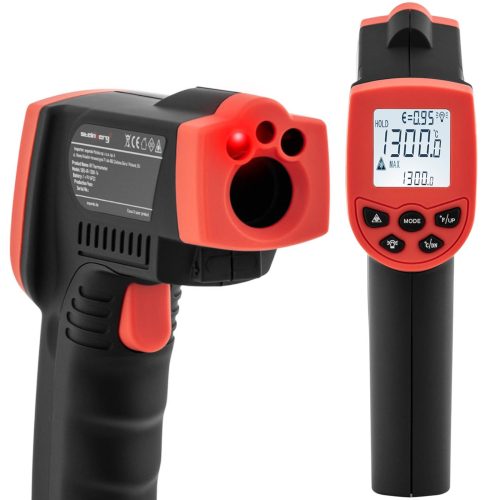 Rūpnieciskā termometra lāzera pirometra diapazons no -50 līdz 1300DEG C
