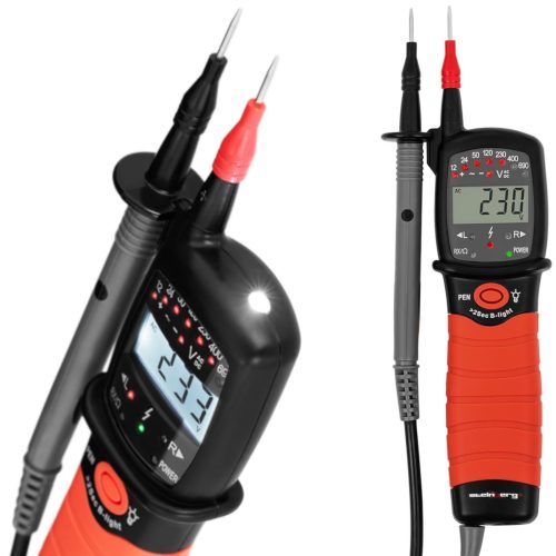 AC/līdzstrāvas sprieguma mērītāja diapazons 12 V - 690 V LCD