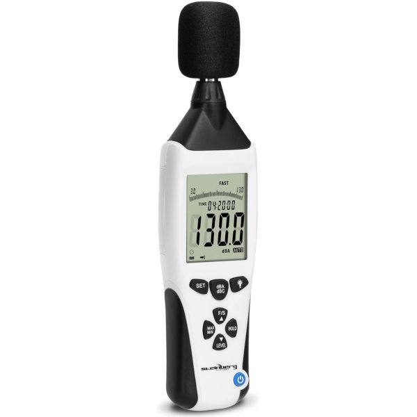 Digitālās skaņas skaitītāja decybelomierz 30-130 dB