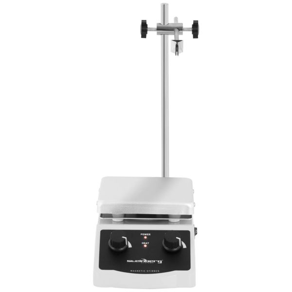 Laboratorijas magnētiskais maisītais ar statīva rokturi 380c 2000 apgr./min 120 x 120 mm