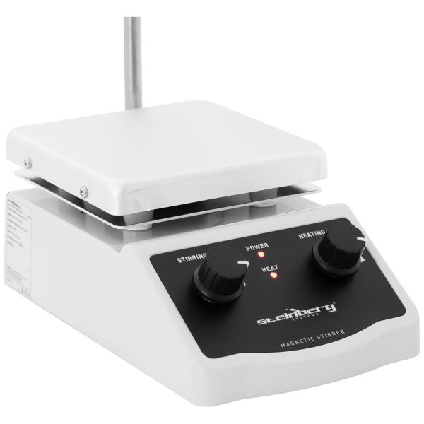 Laboratorijas magnētiskais maisītais ar statīva rokturi 380c 2000 apgr./min 120 x 120 mm