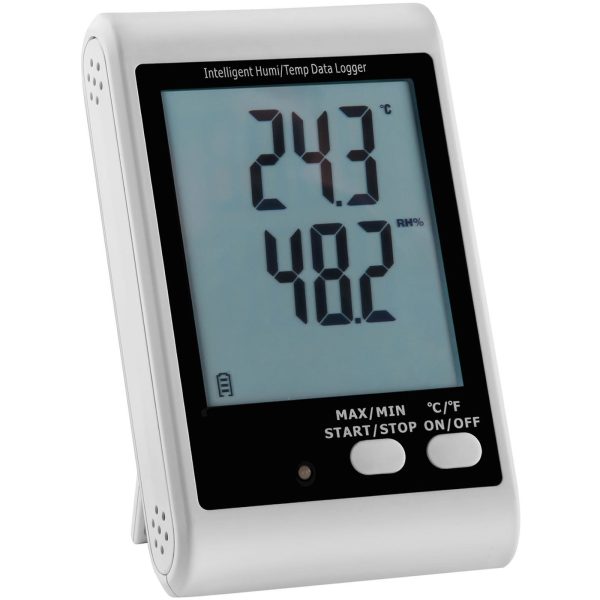 Temperatūras un mitruma reģistrācijas ārējais USB diapazons no -40 līdz 125c