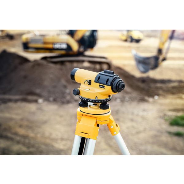 Optiskā līmeņa pašlīmējums ar statīvu un plāksteri - palielinājums 28X AVG. 36 mm
