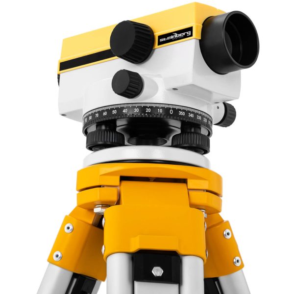Optiskā līmeņa pašlīme ar statīvu un plāksteri - palielināšana 32x vid. 40 mm