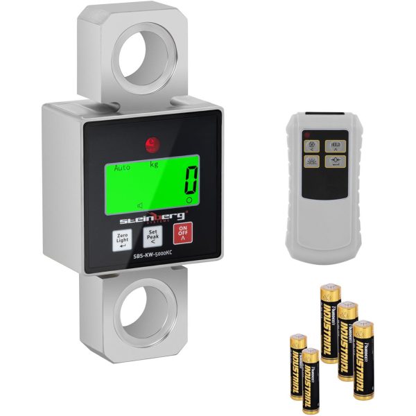 Piekārtu skrubis ar tālvadības pulti līdz 5000 kg / 1 vai 2 kg LCD