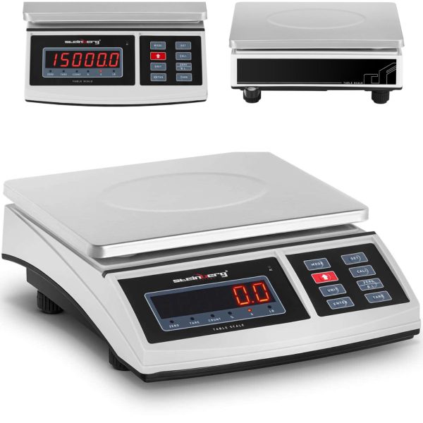 Pasta svara platforma 21 x 27 cm akumulators + barošanas avots 15 kg / 0