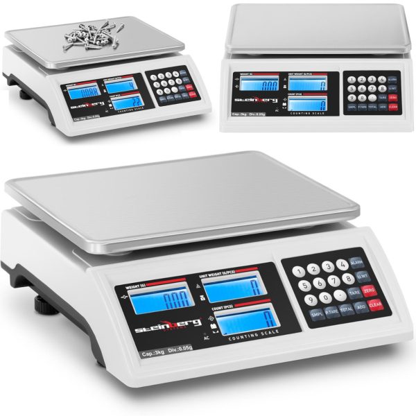 Stingri pacelts skolas LCD RS232 3000 g / 0