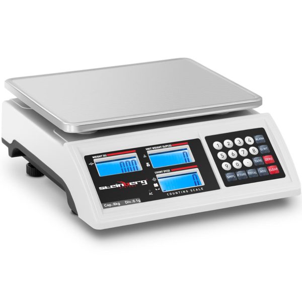 LCD RS232 6000 g / 0,1 g LCD iepirkšanās svars
