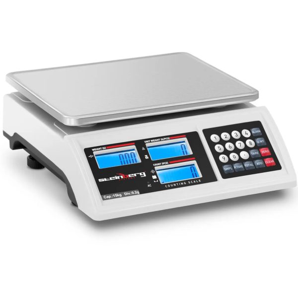 LCD RS232 15000 g / 0,2 g LCD iepirkšanās svars